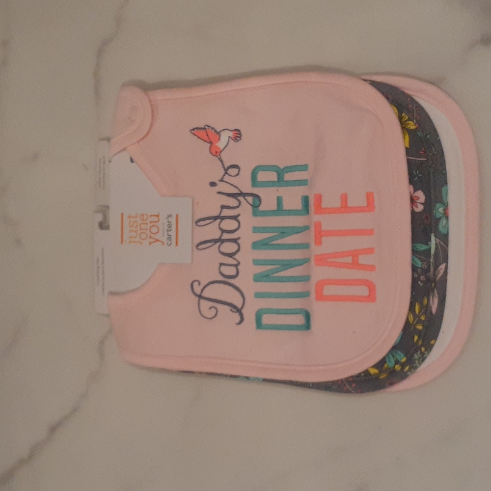 Carters 3 teething bibs